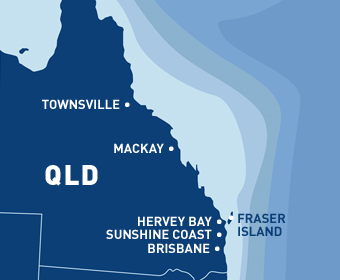 Queensland map